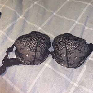 Black Lace Bra